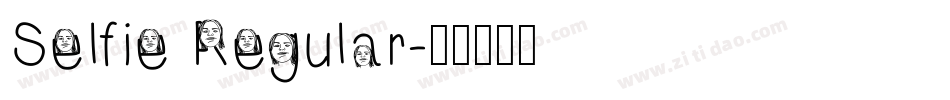 Selfie Regular字体转换